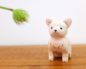 チワワ 犬 いぬ ドッグ dog インテリア 置物 木彫り 木製 動物雑貨