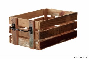 POCO BOX(ポコボックス) Aタイプ 収納 ボックス 古材 アンティーク ヴィンテージ 北欧 おしゃれ かっこいい家具