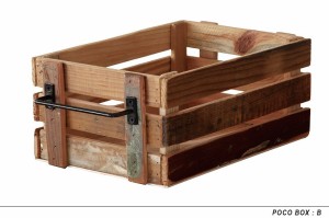 POCO BOX(ポコボックス) Bタイプ 収納 ボックス 古材 アンティーク ヴィンテージ 北欧 おしゃれ かっこいい家具