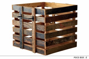 POCO BOX(ポコボックス) Fタイプ 収納 ボックス 古材 アンティーク ヴィンテージ 北欧 おしゃれ かっこいい家具