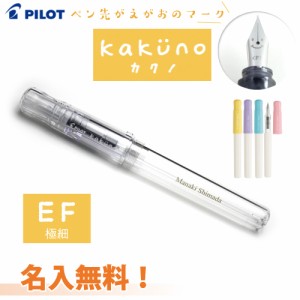 カクノ EF 極細 FKA-1SR ゆうパケット発送！ 名入れ無料 万年筆 パイロット KAKUNO