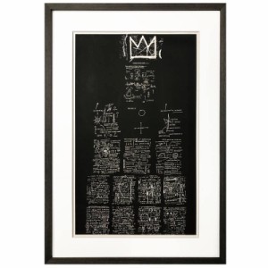 ジャン＝ミシェル バスキア Tuxedo 1982-3 タキシード アート パネル 壁掛けアート 近代アート 木製フレーム ウォールアート インテリア