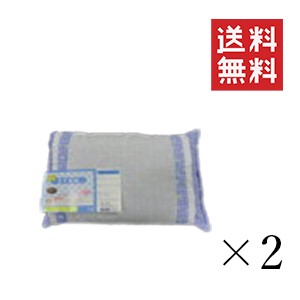 吉田商店枕工場 昔ながらのそば枕 サイズ 35cmｘ50cm ブルー格子花 2個セット まとめ買い ペア 蕎麦殻 そば殻 硬め まくら 通気性