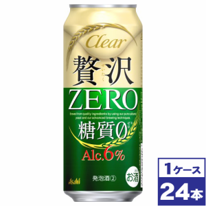 【お取り寄せ】クリアアサヒ　贅沢ゼロ　500ml缶×24本