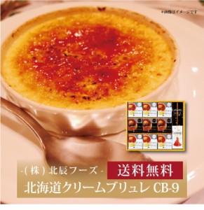 【ポイント２倍】『 北辰フーズ 北海道クリームブリュレ CB-9 』お取り寄せ 送料無料 内祝い 出産内祝い 新築内祝い 快気祝い ギフト 贈