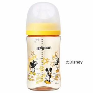 【ピジョン】母乳実感 哺乳びん プラスチック Disney 240ml 1個 ※取寄商品