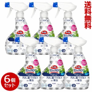 【送料無料の6個セット】【花王】トイレマジックリン 消臭洗浄スプレー 除菌・抗菌 ボトル本体 380ml