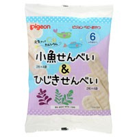 【ピジョン】元気アップカルシウム 小魚せんべい＆ひじきせんべい 2枚×4袋入 ■お取り寄せ商品