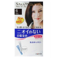 【ダリヤ】サロンドプロ　無香料ヘアカラー　早染めクリーム６　（ダークブラウン） ◆お取り寄せ商品