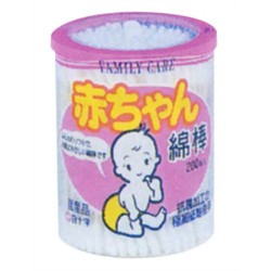 【白十字】赤ちゃん綿棒　２００本 ◆お取り寄せ商品