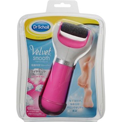 【Ｄｒ．Ｓｃｈｏｌｌ】ドクター・ショール　ベルベットスムーズ　電動角質リムーバー　ダイヤモンド　エキストラ（粗め）　ピンク　１個