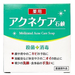 【クロバーコーポレーション】薬用 アクネケア 石けん　８０ｇ　（医薬部外品）※お取り寄せ商品