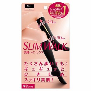 【ピップ】スリムウォーク 美脚ハイソックス ブラック M-Lサイズ ※取寄商品