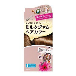 【マンダム】ルシードエル　ミルクジャムヘアカラー＃カフェシフォン（医薬部外品）　1剤40g/2剤80ml/アフターカラー美容液5g ※お取り寄