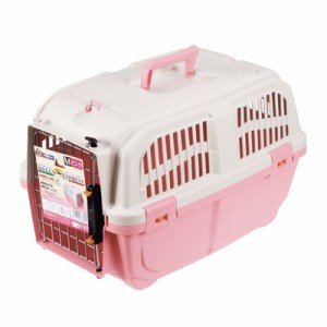 【ドギーマンハヤシ】イタリア製ハードキャリー DOGGY EXPRESS M ピンク 1個 ☆ペット ※取寄商品