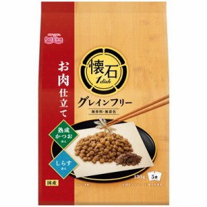 お得10個セット ペットライン 懐石1dish グレインフリー お肉仕立て 熟成かつおとしらす添え 650g ☆ペット ※取寄品 賞味期限:3ヵ月以上