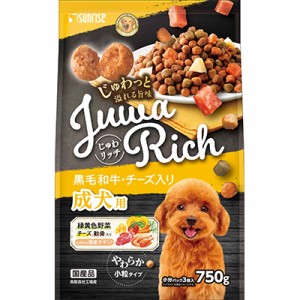 【マルカン サンライズ】じゅわリッチ 黒毛和牛・チーズ入り 750g ☆ペット ※取寄商品 賞味期限：3ヵ月以上