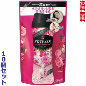 【送料無料の10個セット】【P＆G】レノアアロマジュエル アンティークローズ＆フローラルの香り つめかえ用 415mL