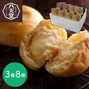 パン 広島 八天堂 くりーむパン 3種8個詰合せ カスタード×4 抹茶×2 チョコレート×2 冷凍 クリームパン お取り寄せ グルメ スイーツ ギ