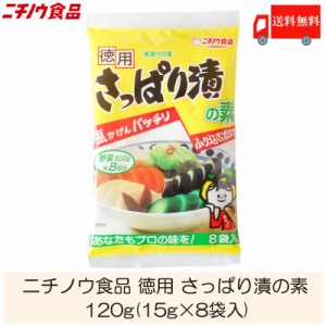 ニチノウ食品 徳用 さっぱり漬の素 120g (15g×8袋入) 送料無料