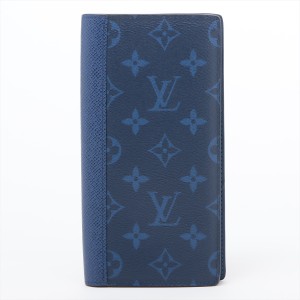 ヴィトン タイガラマ ポルトフォイユ･ブラザ M30297 ブルー 財布