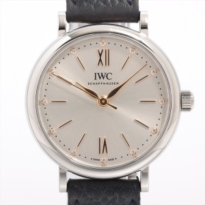 IWC ポートフィノ SS×革 AT シルバー文字盤 IW357411