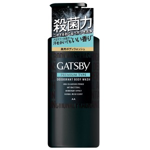 ギャツビー プレミアムタイプデオドラントボディウォッシュ 本体 380ml GATSBY 薬用デオドラント(123364）