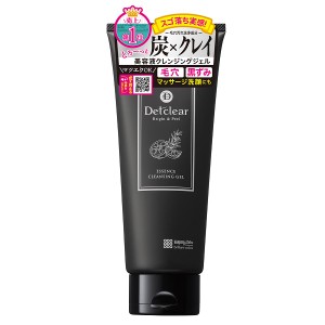 DET クリア ブライト＆ピール 美容液クレンジングジェル 炭クレイ 180g 明色 メイク落とし(26472)