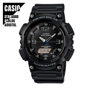 【即納】CASIO STANDARD カシオ スタンダード アナデジ タフソーラー 電池不要 ブラック AQ-S810W-1A2 腕時計 メンズ 送料無料