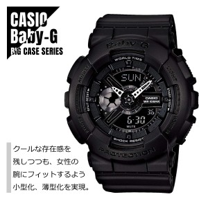 CASIO カシオ Baby-G ベビーG Big Case Series ビッグケースシリーズ BA-110BC-1A ブラック 腕時計 レディース 送料無料