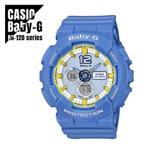 CASIO カシオ Baby-G ベビーG BA-120シリーズ BA-120-2B ブルー 腕時計 レディース