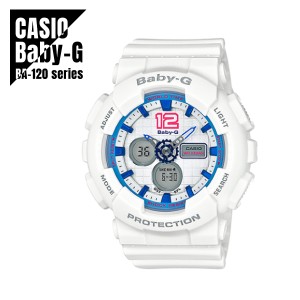 CASIO カシオ Baby-G ベビーG BA-120シリーズ BA-120-7B ホワイト 腕時計 レディース