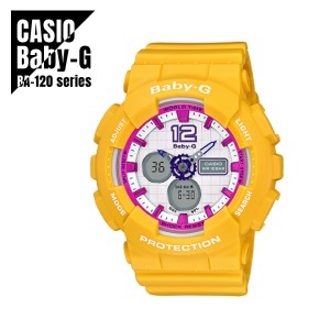 CASIO カシオ Baby-G ベビーG BA-120シリーズ BA-120-9B イエロー 腕時計 レディース