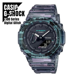 CASIO カシオ G-SHOCK Gショック 2100シリーズ Digital Glitch デジタル世界の雑音をモチーフ 八角形フォルム GA-2100NN-1A 腕時計 メン