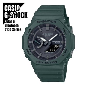 【即納】CASIO カシオ G-SHOCK Gショック タフソーラー モバイルリンク グリーン GA-B2100-3A 腕時計 メンズ