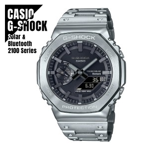 【即納】国内正規品 CASIO カシオ G-SHOCK Gショック タフソーラー モバイルリンク フルメタル シルバー GM-B2100D-1AJF 腕時計 メンズ
