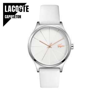 LACOSTE ラコステ 2001040 CAPBRETON ホワイト レザー ウォッチ 腕時計 レディース