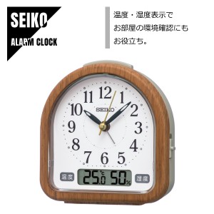 SEIKO セイコー 目覚まし時計 置き時計 電子音アラーム スヌーズ ライト スイープセコンド KR513B