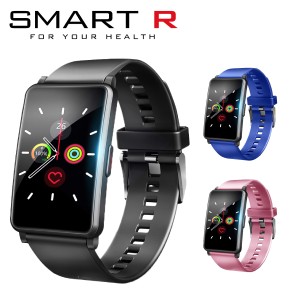 【国内正規品】SMART R スマートウォッチ HC-91 腕時計 血中酸素測定 心拍 Bluetooth 睡眠 座りすぎ注意 android対応 iPhone対応 メンズ 