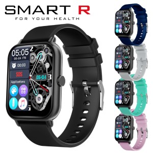 【国内正規品】SMART R スマートウォッチ NY-17 腕時計 血中酸素測定 心拍 Bluetooth 通話機能 カロリー計算 android対応 iPhone対応 メ