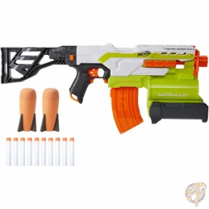 ナーフ モジュラスデモリシャーモーターブラスター NERF エリートダーツ2個＆バナナクリップ＆ロケット2個付き