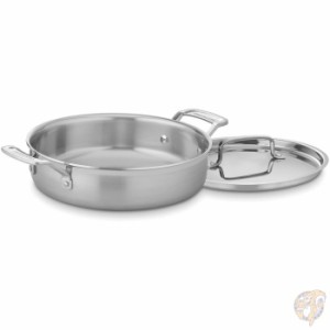 クイジナート Cuisinart ステンレス 3クォート(2.8リットル) キャセロール鍋 蓋付き