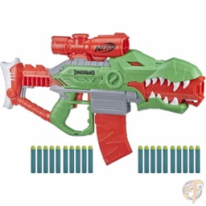 ナーフ モーターダーツブラスター NERF DinoSquad 10ダーツクリップ＆20公式ダーツ付き T-Rexダイナソー