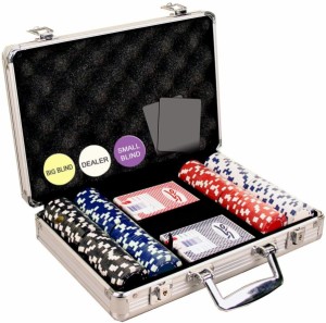 ポーカーチップセット DA VINCI 120-201 アルミケース付き