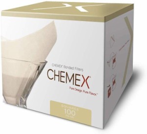 ケメックス コーヒーフィルター Chemex FS-100 クラシック 100枚入り スクエア型