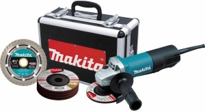 マキタ Makita アングル グラインダー 9557PBX1 4-1 / 2インチ パドル スイッチ カット オフ ツール ボックス付 並行輸入品