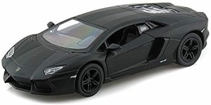 ランボルギーニ マットブラック アヴェンタドール Lamborghini ダイキャスト ミニカー