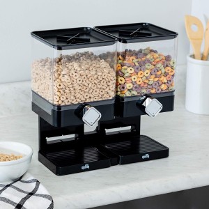 Zevro KCH-06134 Compact Dispenser ゼブロ ドライフード ディスペンサー ストッカー　シリアルディスペンサー 2色