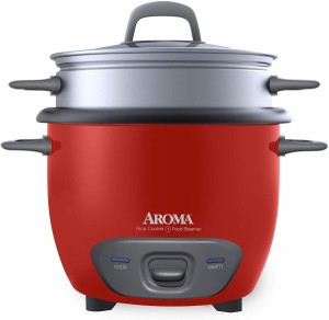 6カップ ライスクッカー レッド Aroma Housewares ARC-743-1NGR 炊飯器