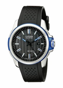 シチズン CITIZEN メンズ 腕時計 ウォッチ ドライブ エコ ブルー アクセント付き ストラップ 並行輸入品